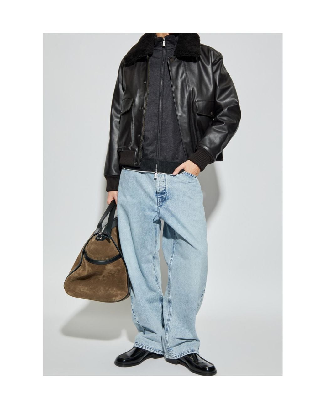 Eleventy Blue Ribbed Zip Jacket for men