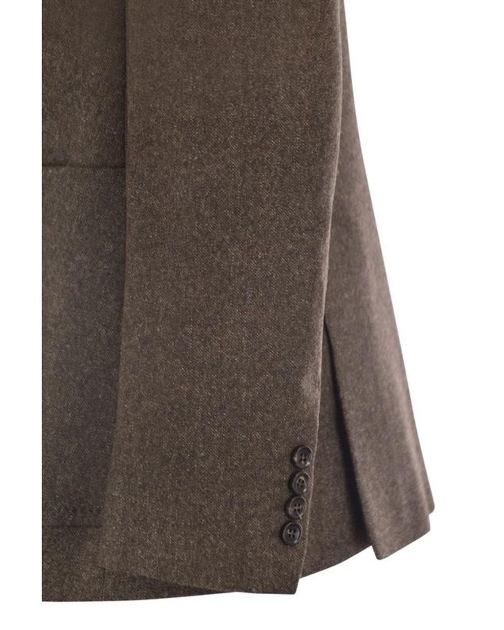Max Mara Brown Collared Button-Up Jacket