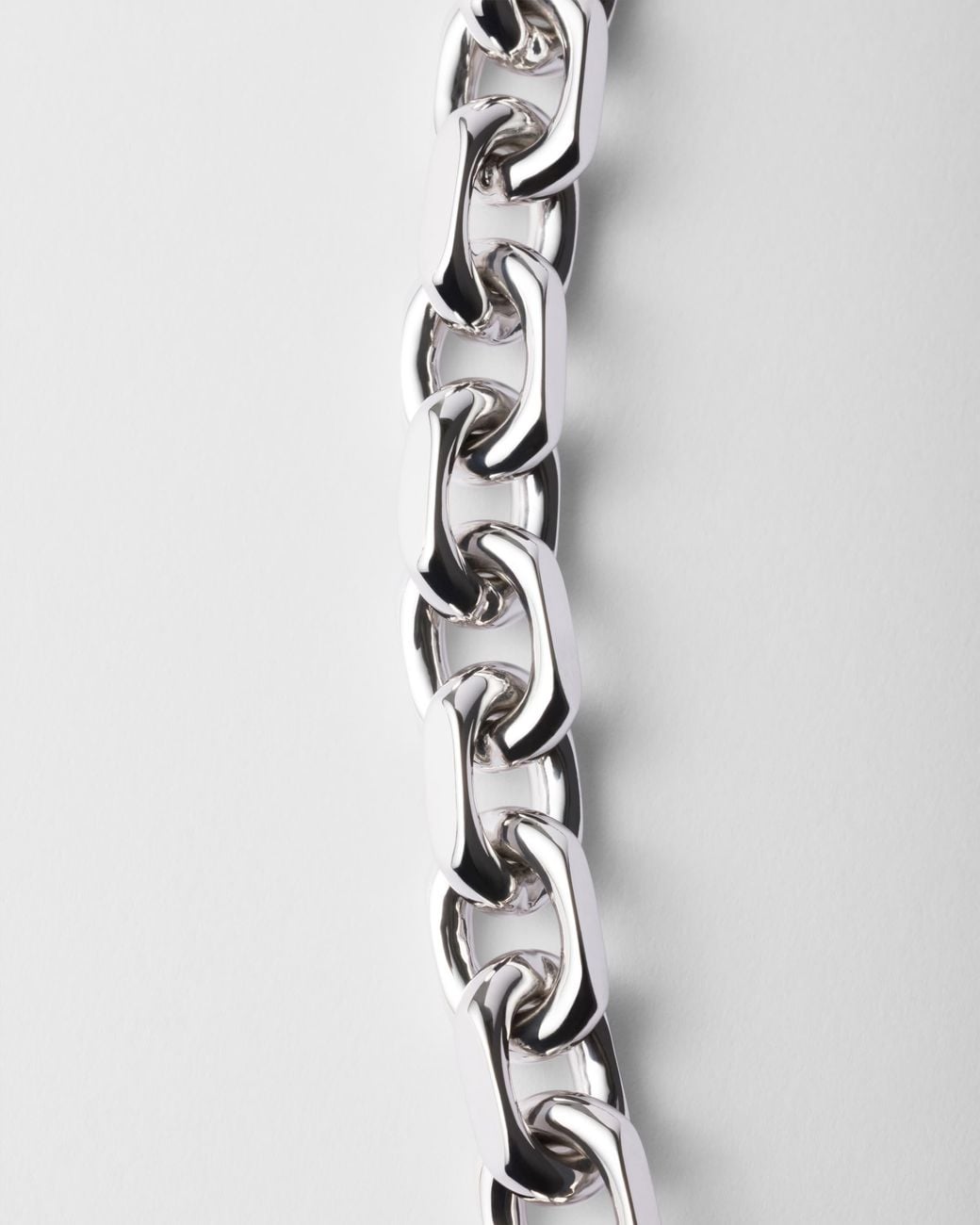 Prada Metallic Chain Necklace for men