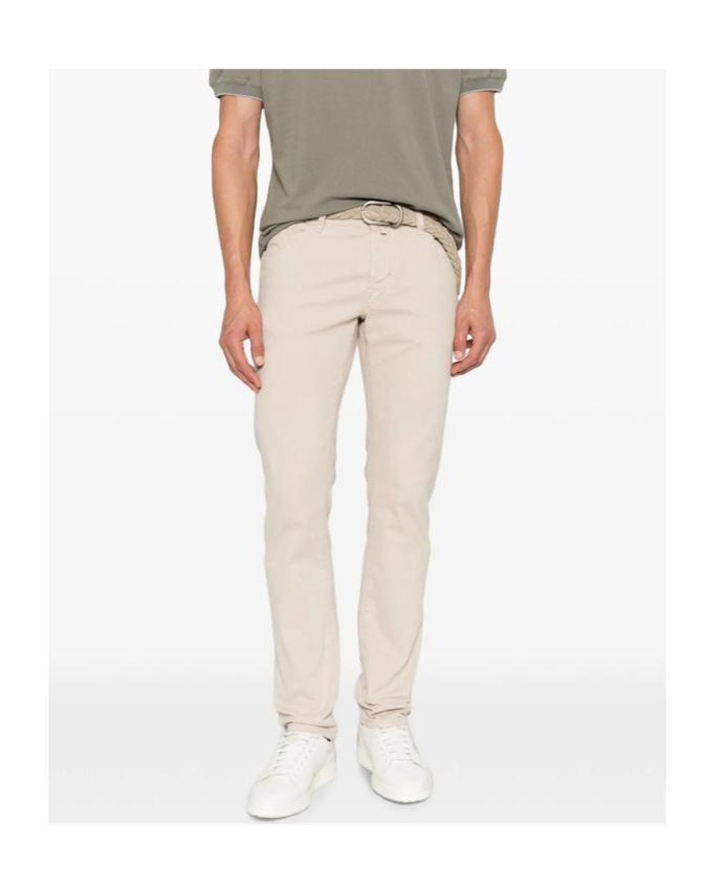 Jacob Cohen Natural Straight Leg Jeans for men