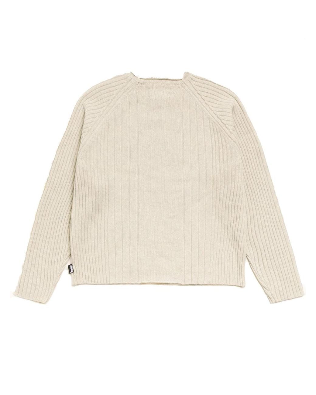 Stussy Natural Merino Roll Neck Sweater for men