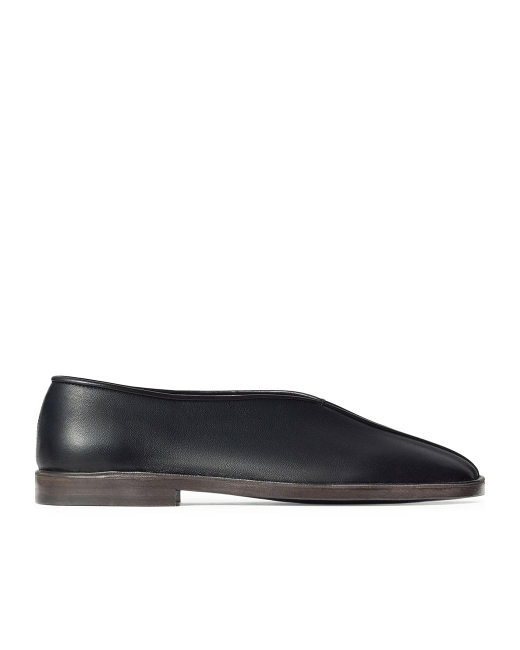 Lemaire Blue Flat Piped Slippers