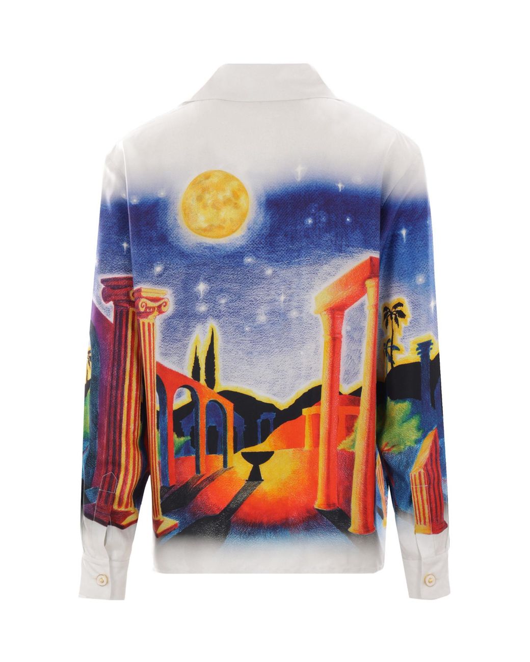 Casablanca Blue Midnight Acropolis Shirt for men