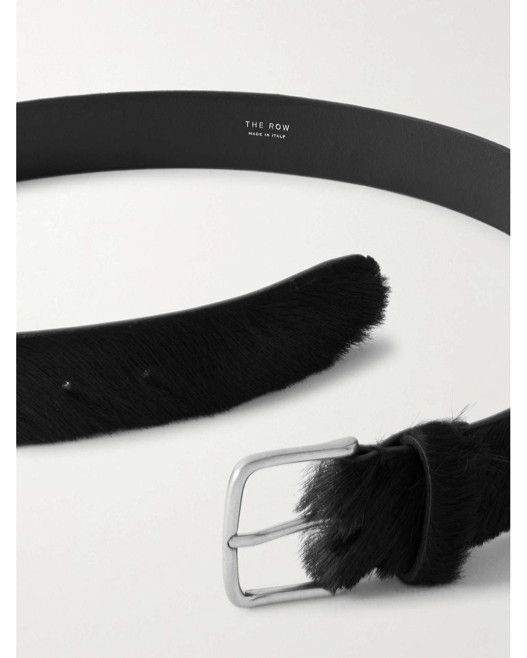 The Row Black Maxi Classic Belt