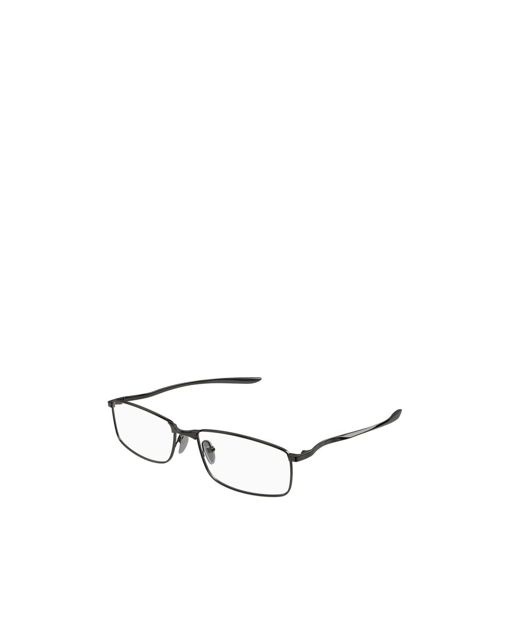 Balenciaga White Eyewear Rectangle Frame Glasses for men