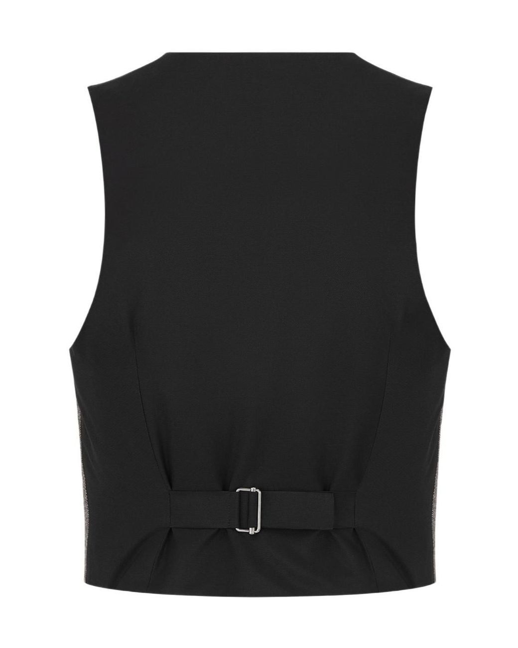 Dior Gray Buttoned Wool Vest