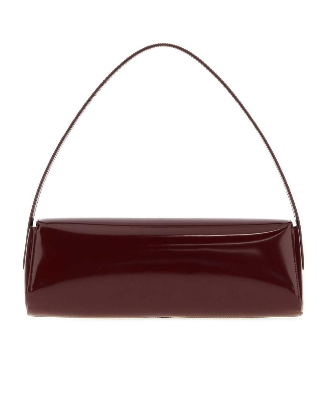 Jil Sander Purple Kante Flap Shoulder Bag