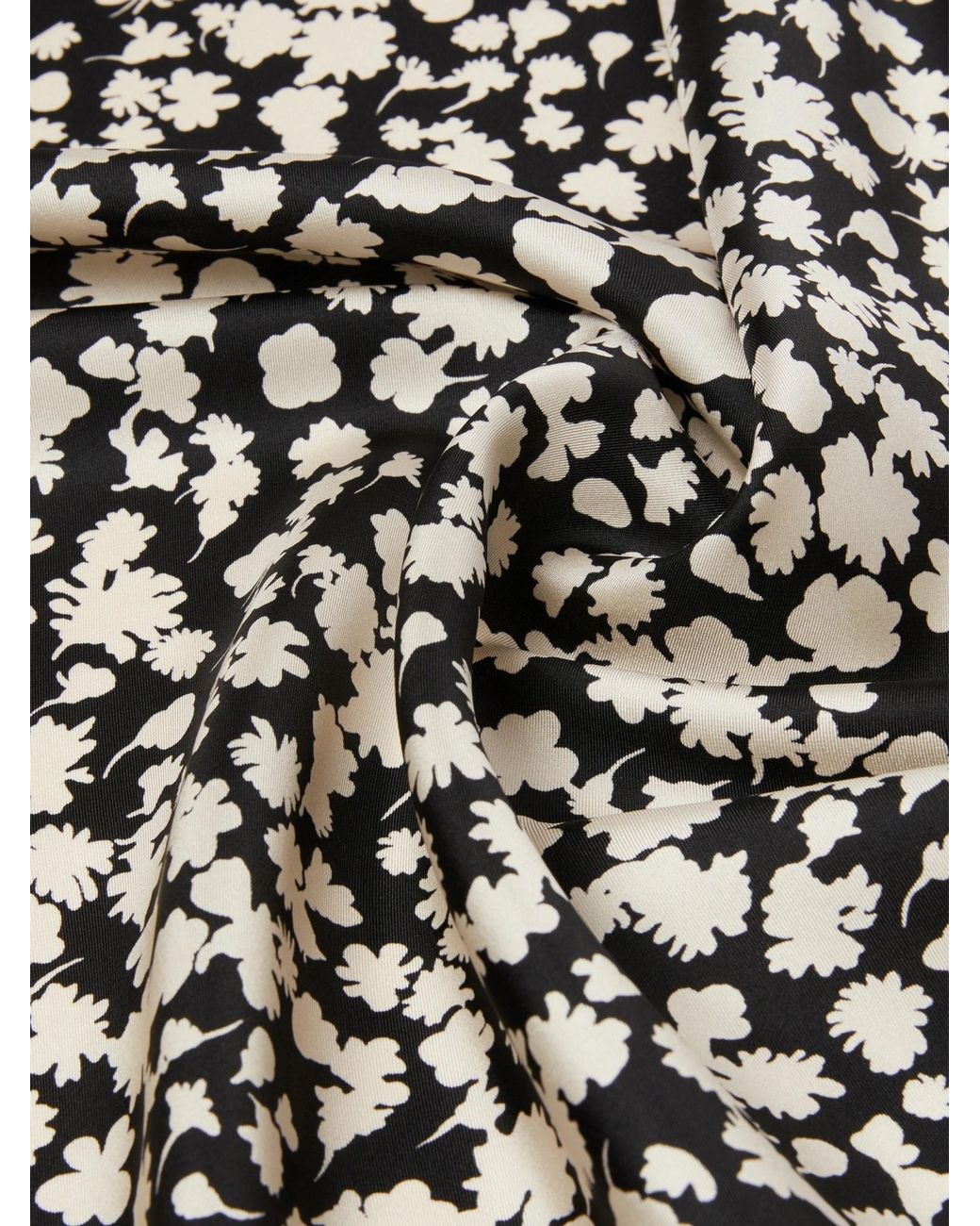 Weekend by Maxmara Gray Printed Silk Twill Scarf