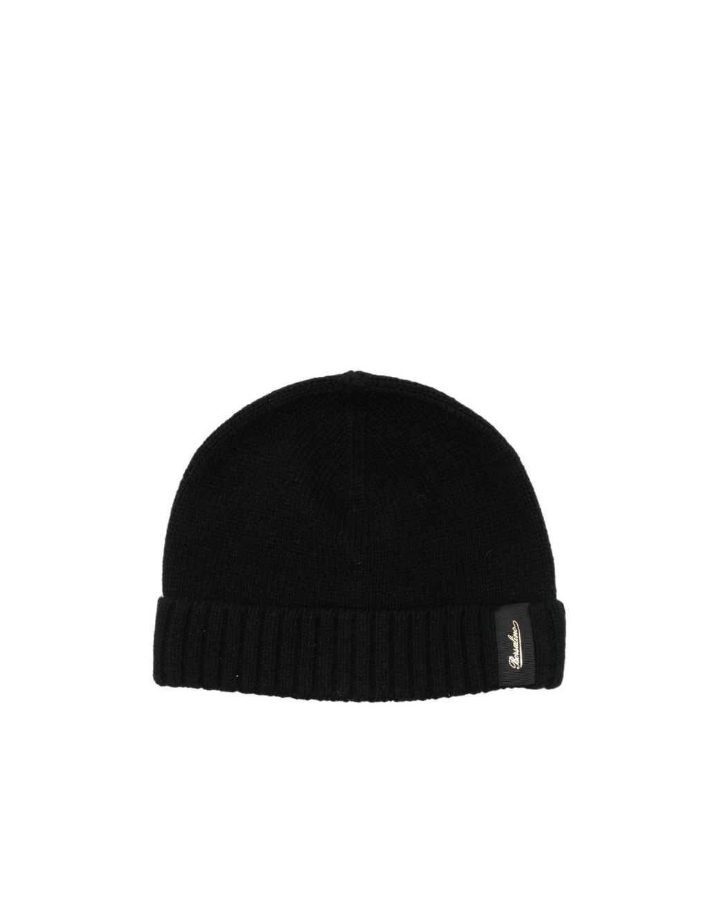 Borsalino Black Cashmere Beanie