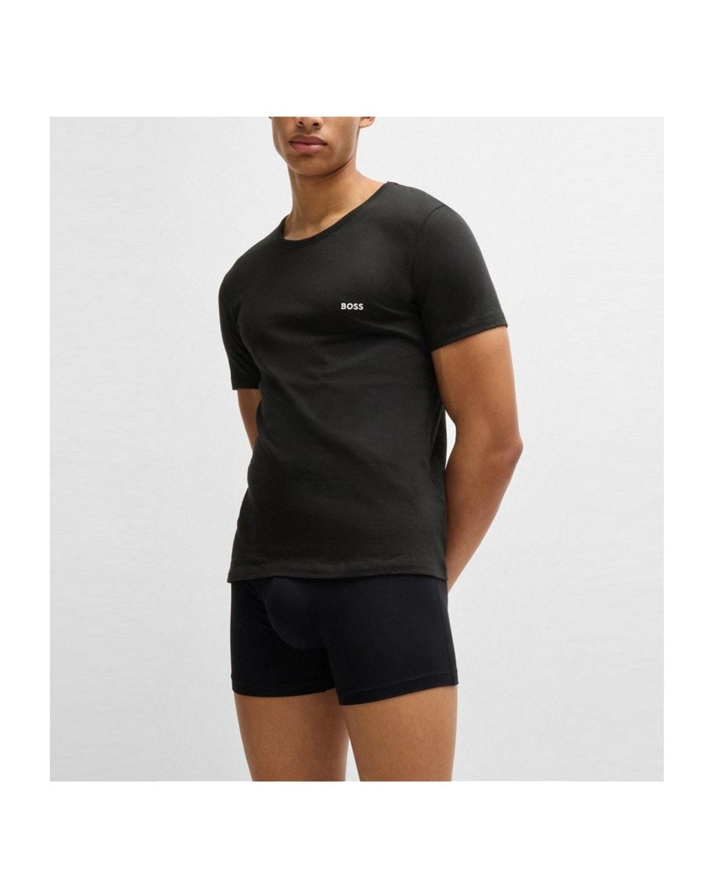 Boss Brown Cotton T-Shirts for men