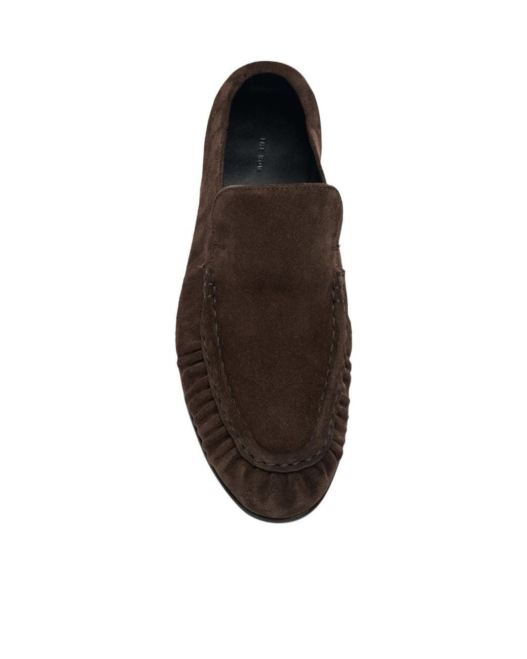 The Row Brown Soft Mocassin Loafers
