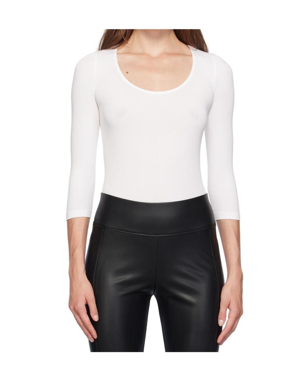 Wolford White Tokio Round-Neck Jumpsuit