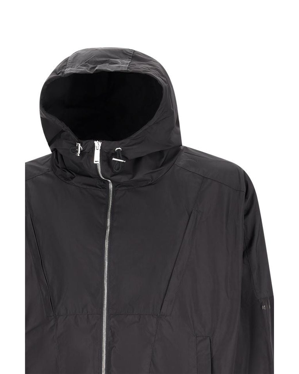 DSquared² Black Zip-Up Hooded Jacket for men