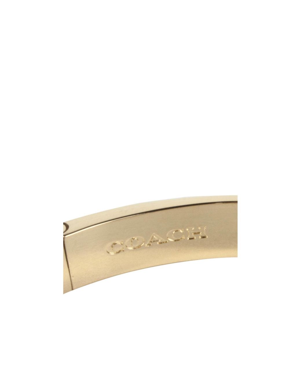 COACH White Logo Bracelet