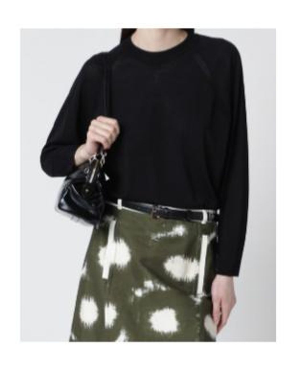 Roberto Collina Black Crew Neck Sweater