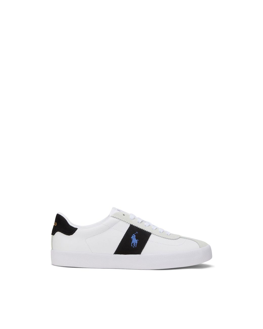 Polo Ralph Lauren White Leather Spliced Casual Shoes for men