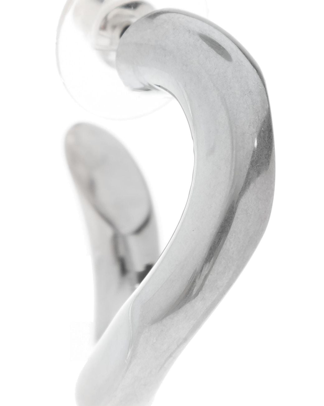 Isabel Marant White Logo-Engraved Earrings
