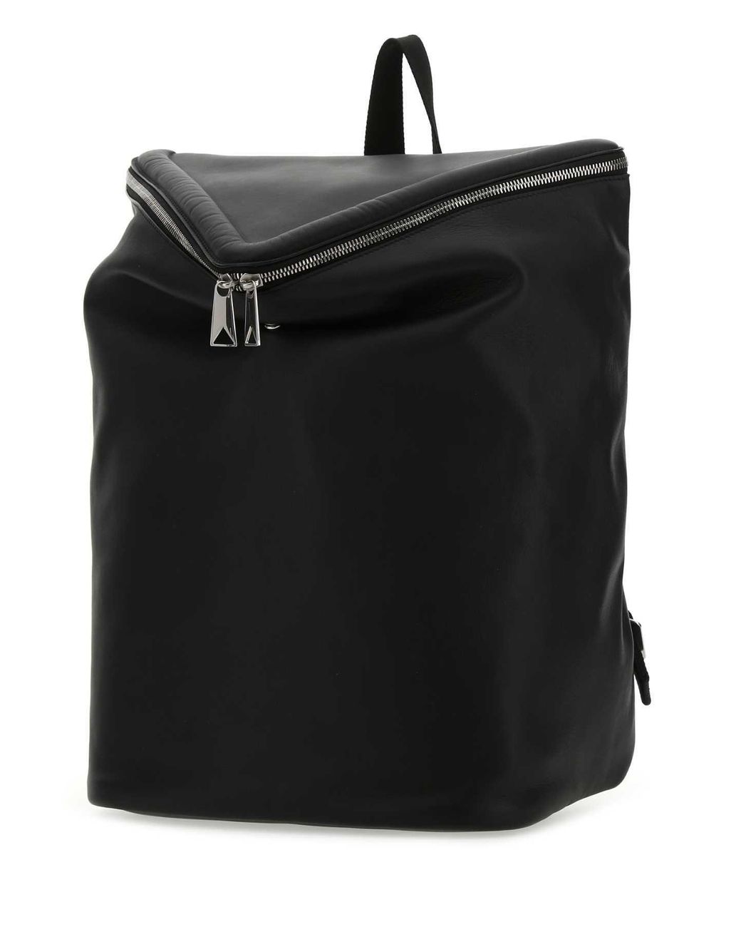 Bottega Veneta Black Zip Backpack for men