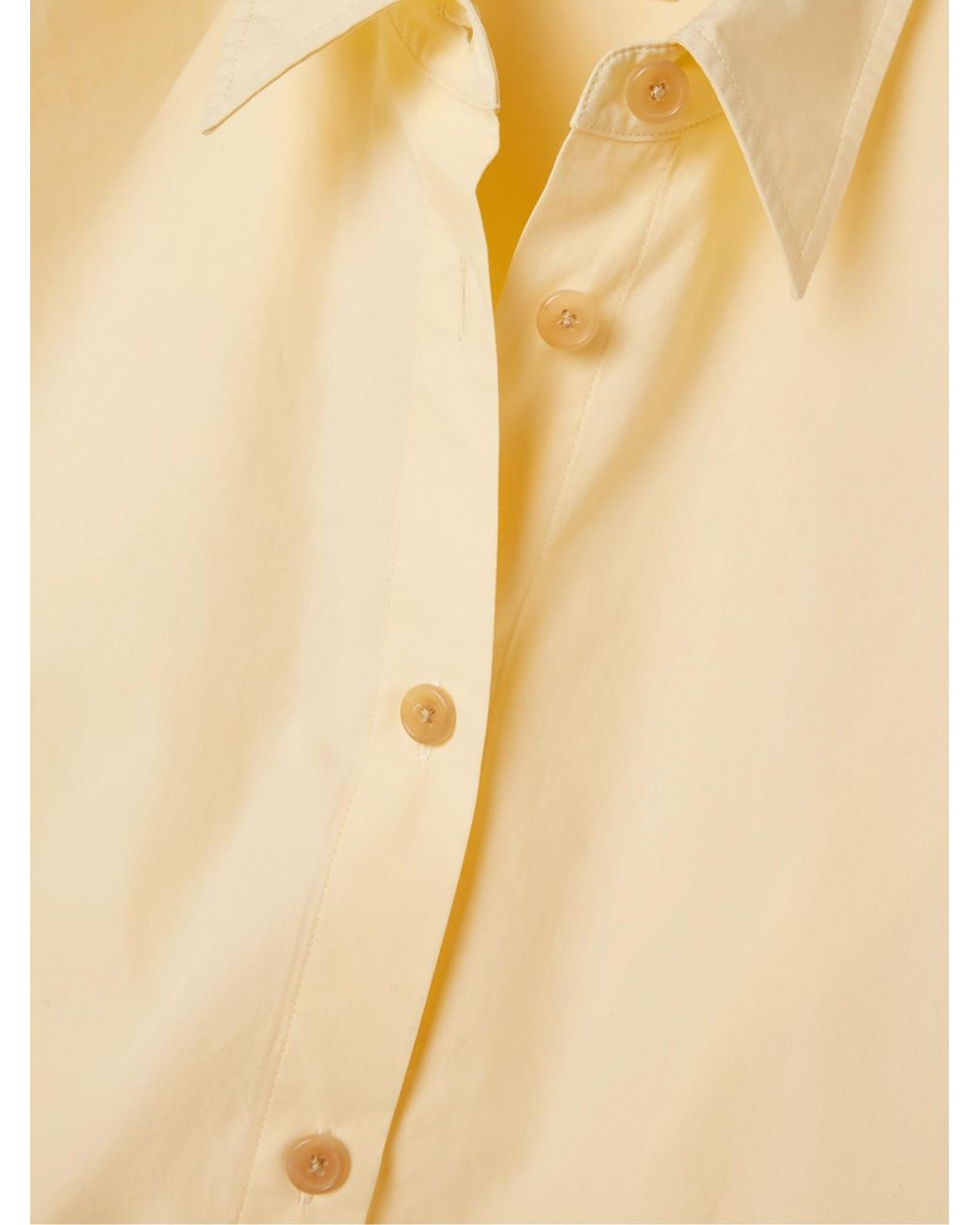 Khaite Natural Goya Long Sleeved Shirt