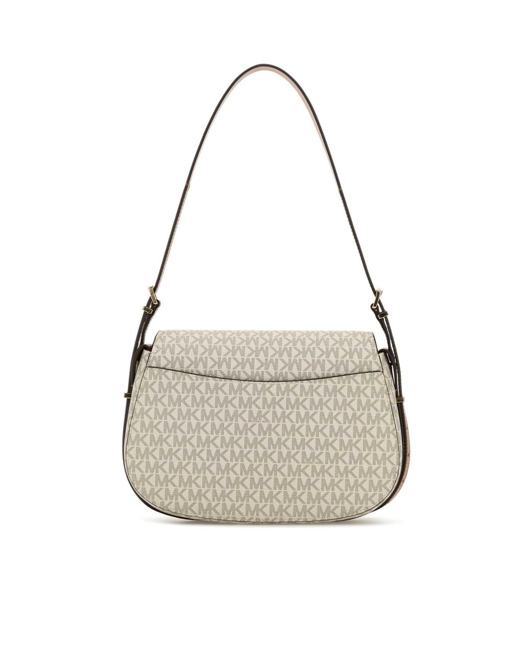 MICHAEL Michael Kors White Medium Lydia Printed Shoulder Bag