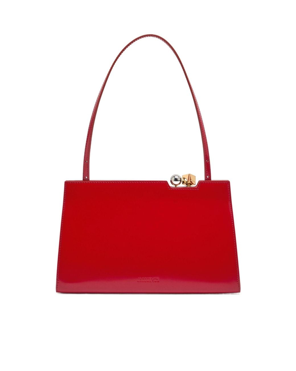 Jacquemus Red Smooth Leather Shoulder Bag