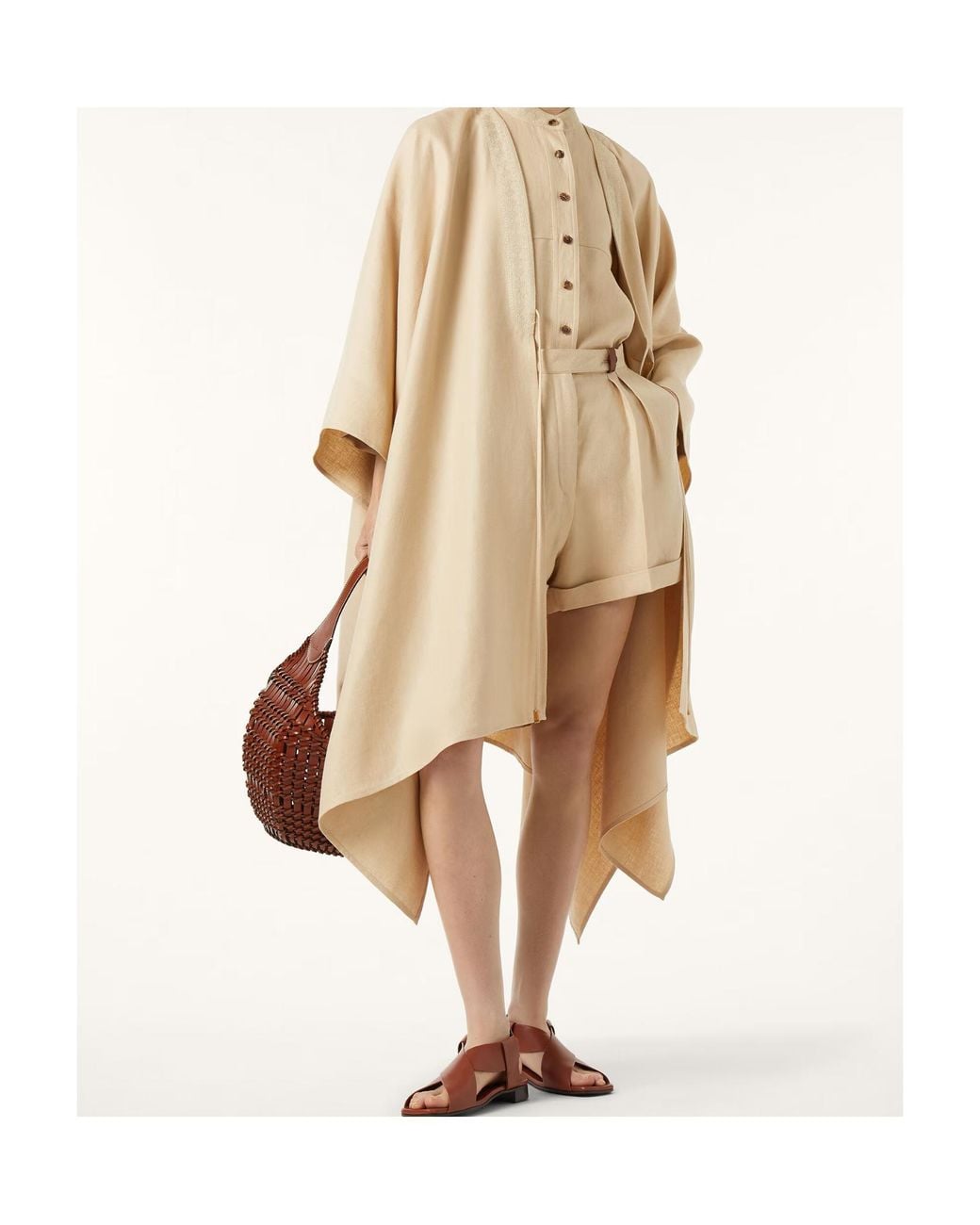 Loro Piana Natural Sullivan Shorts