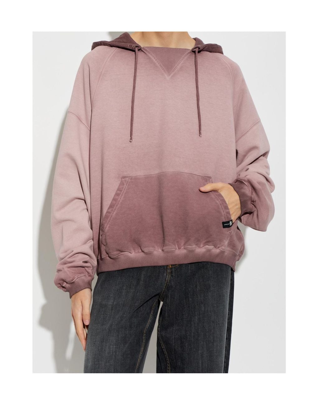 Palm Angels Pink Long-Sleeve Sweatshirt for men