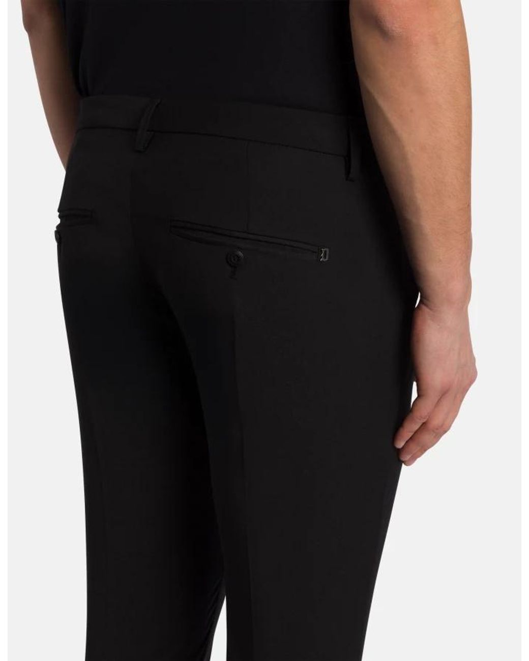 Dondup Black Gaubert Trousers for men