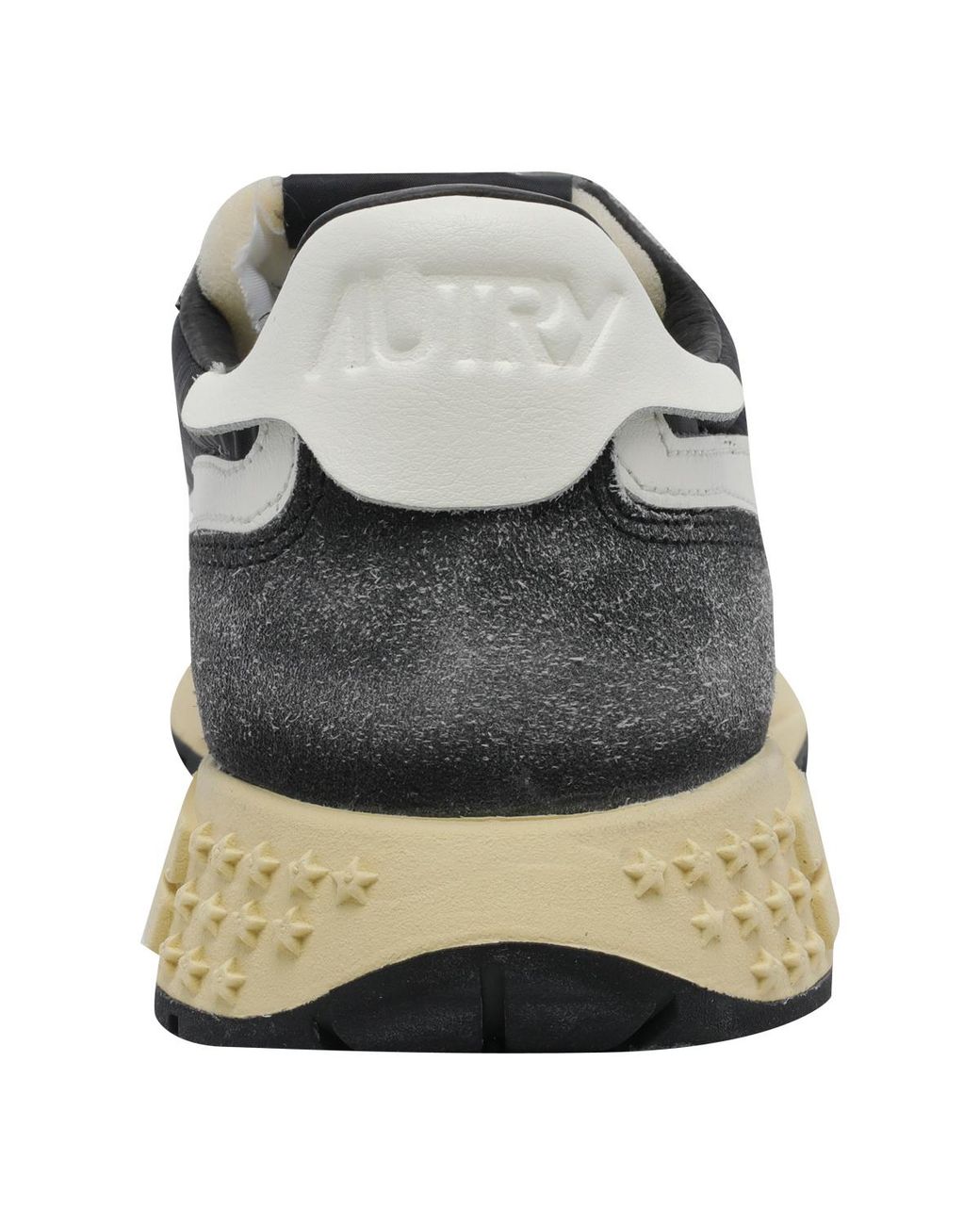 Autry Black Low-Top Sneakers With Nylon And Suede Cow Leather Composition for men