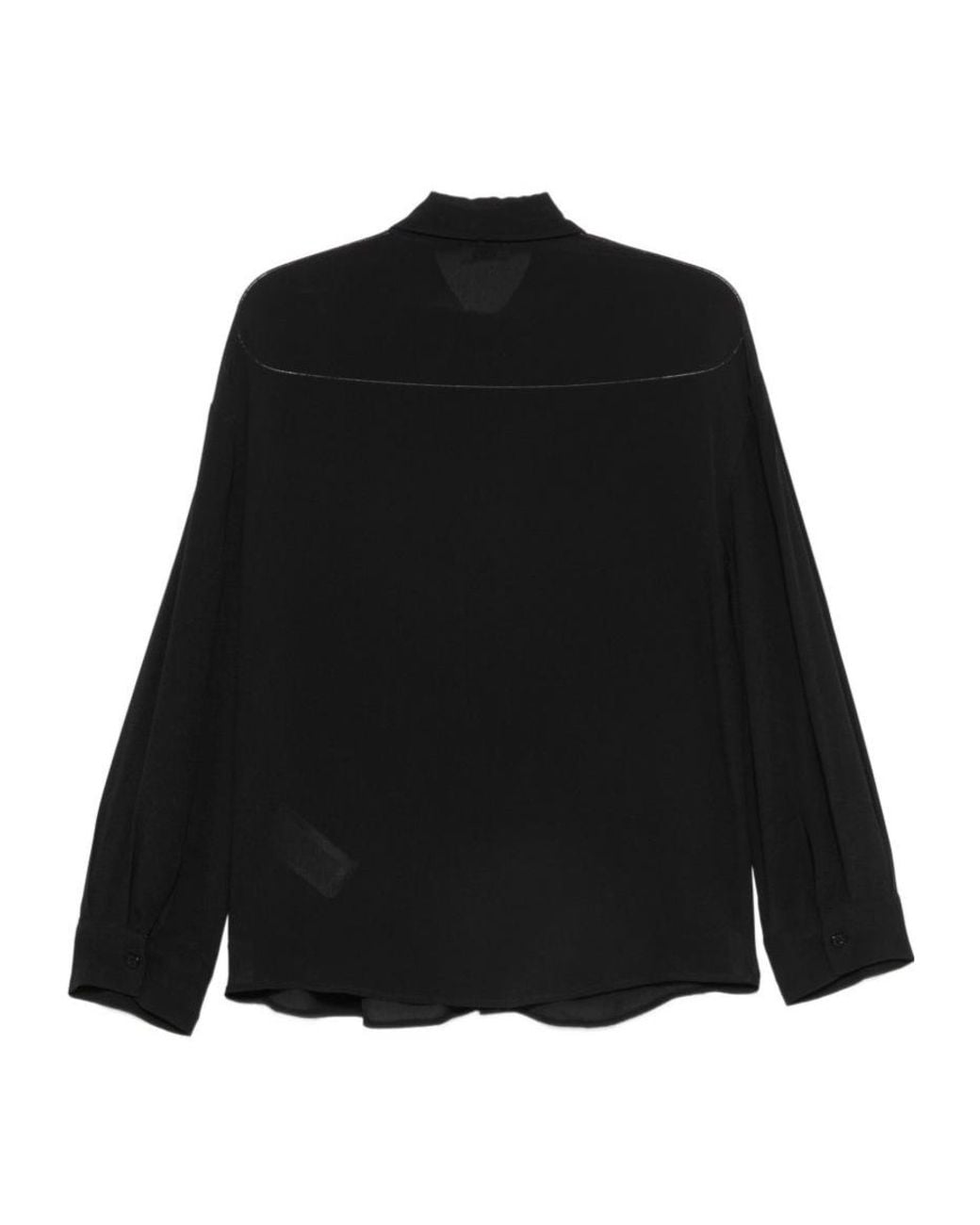 Liu Jo Black Pussy-Bow Shirt