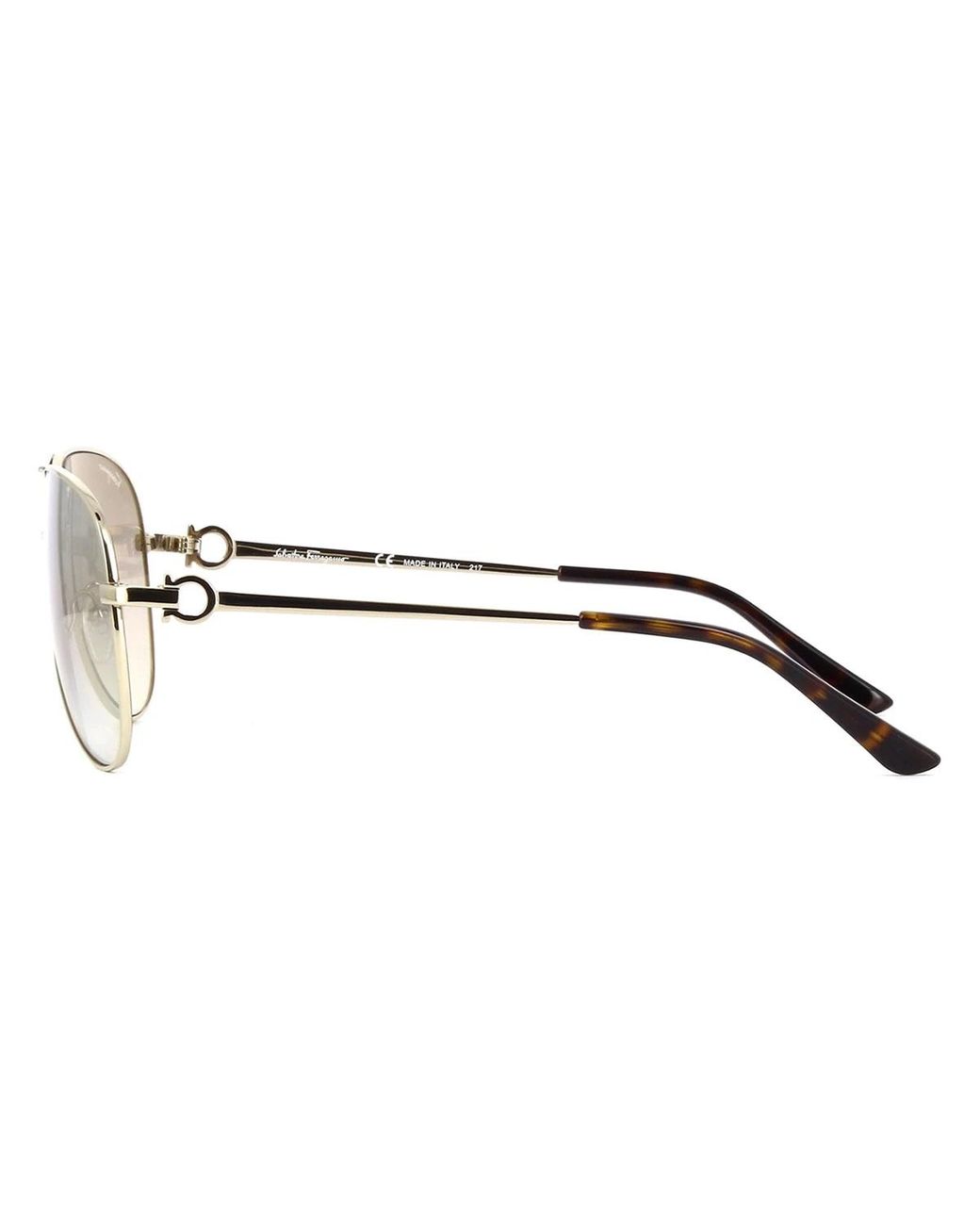 Ferragamo White Logo Sunglasses for men
