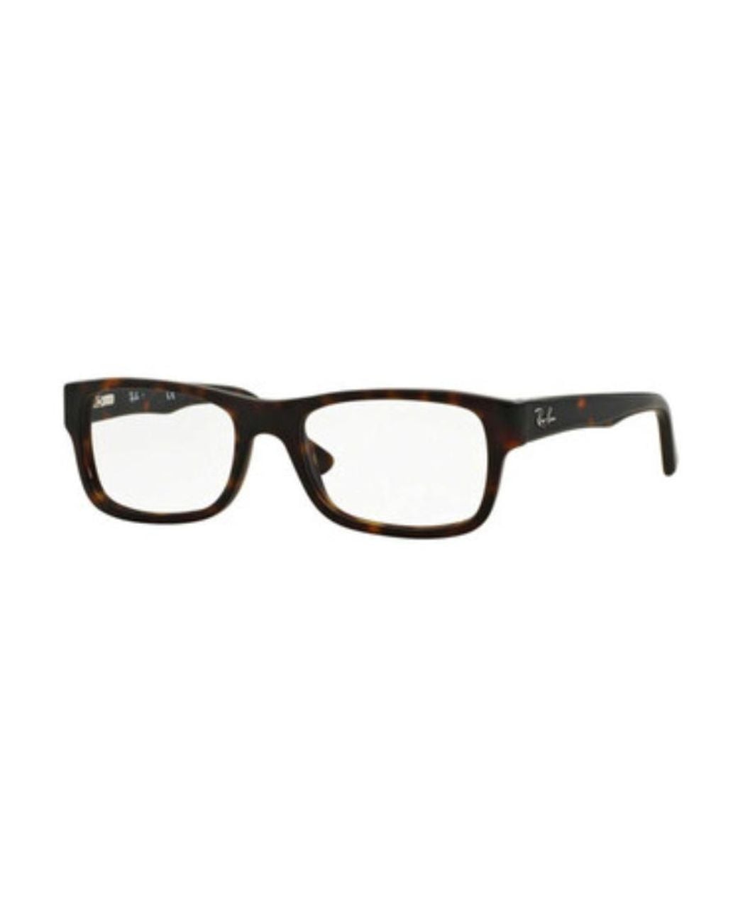 Ray-Ban Brown Logo Flat Mirror