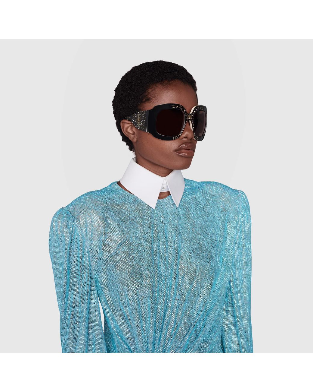 Gucci Multicolor Eyewear Oversize Square Frame Sunglasses
