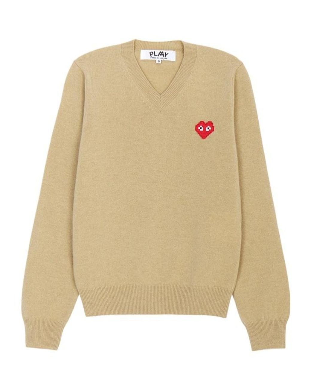 Comme des Garçons Natural Long Sleeve Sweater