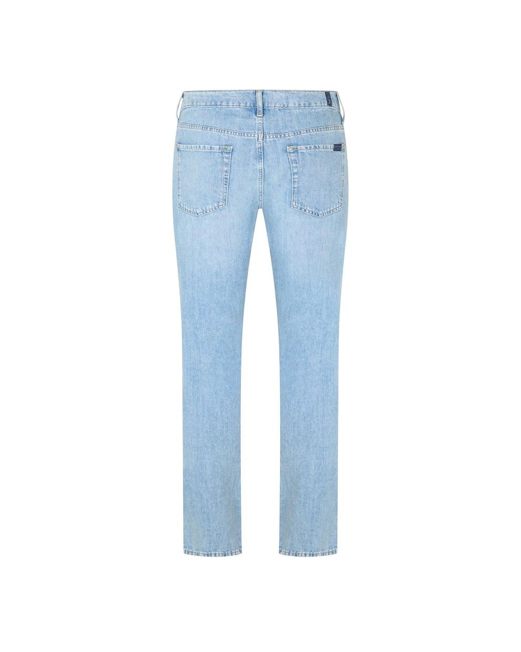 7 For All Mankind Blue Five-Pocket Jeans for men