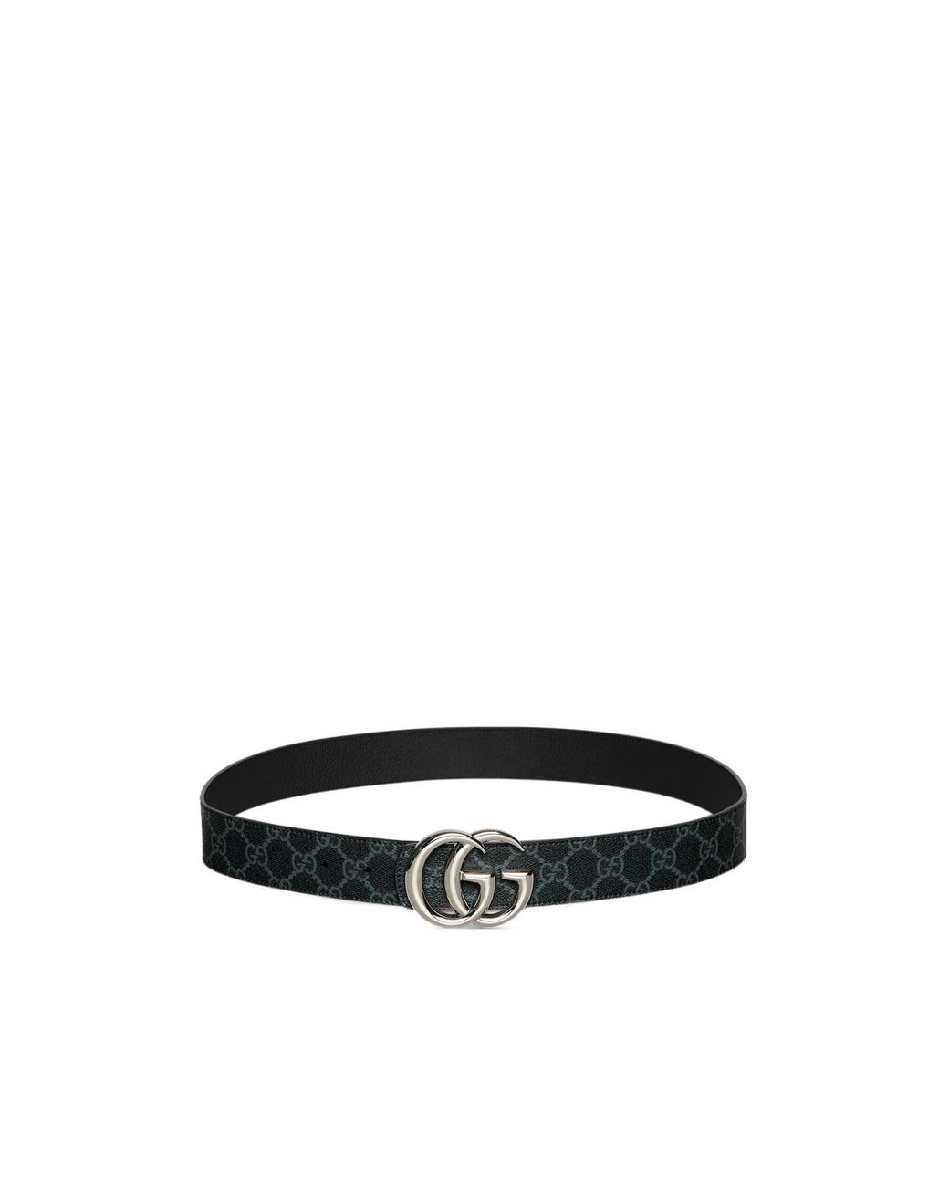Gucci White Reversible Gg Marmont Belt for men