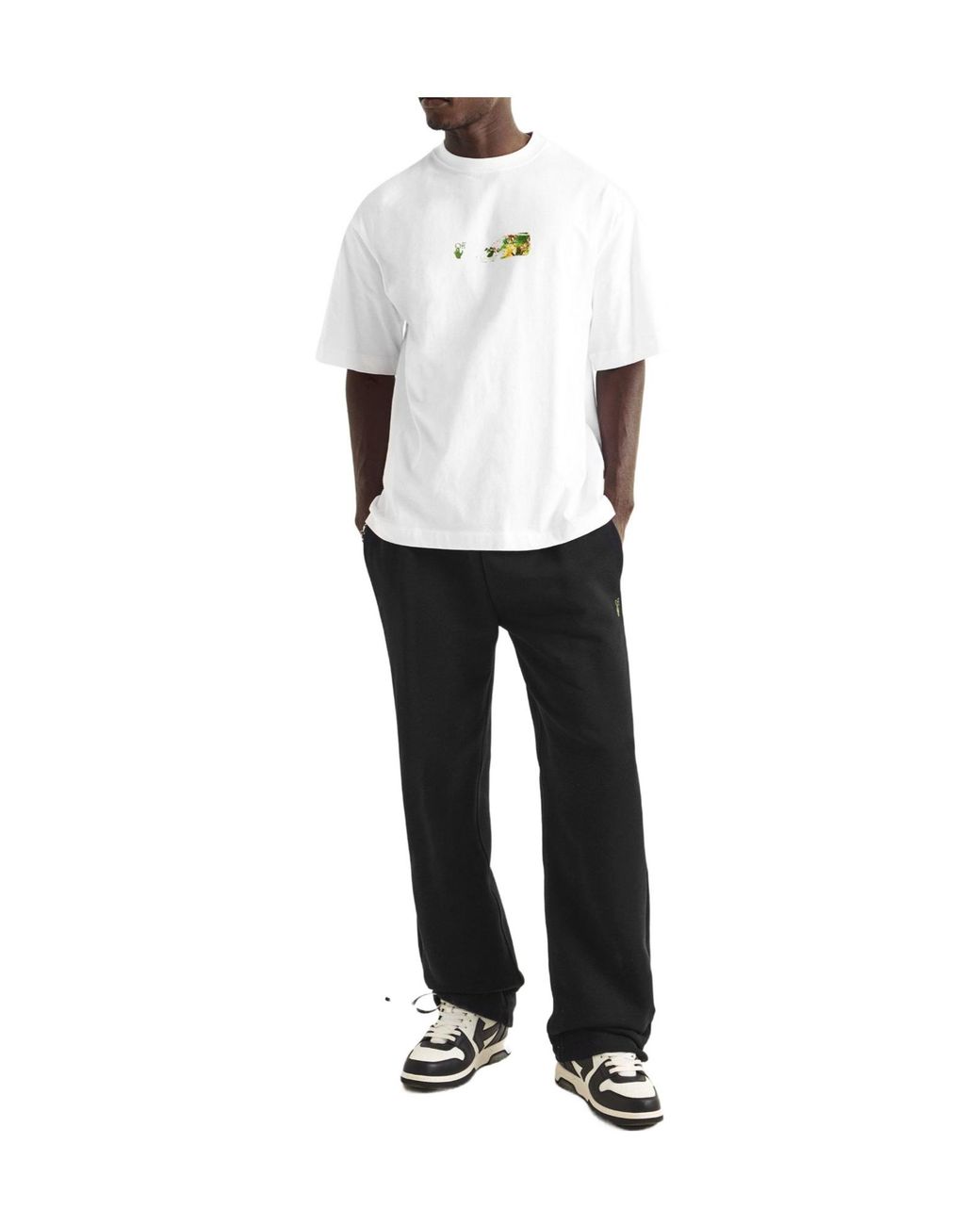 Off-White c/o Virgil Abloh White Printed T-Shirt for men