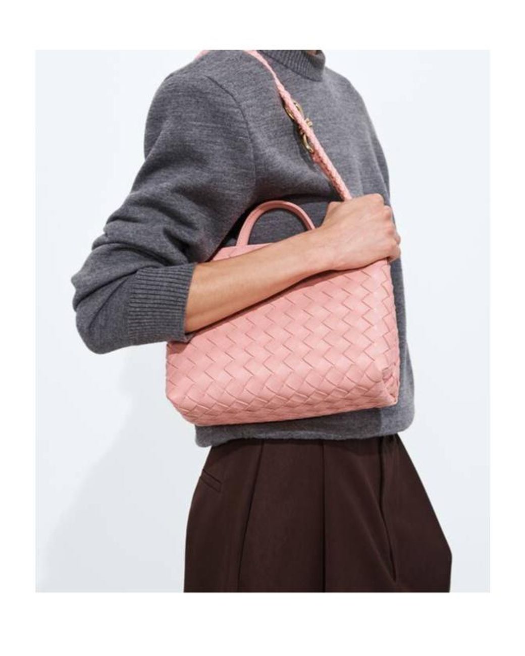 Bottega Veneta Pink Small Andiamo