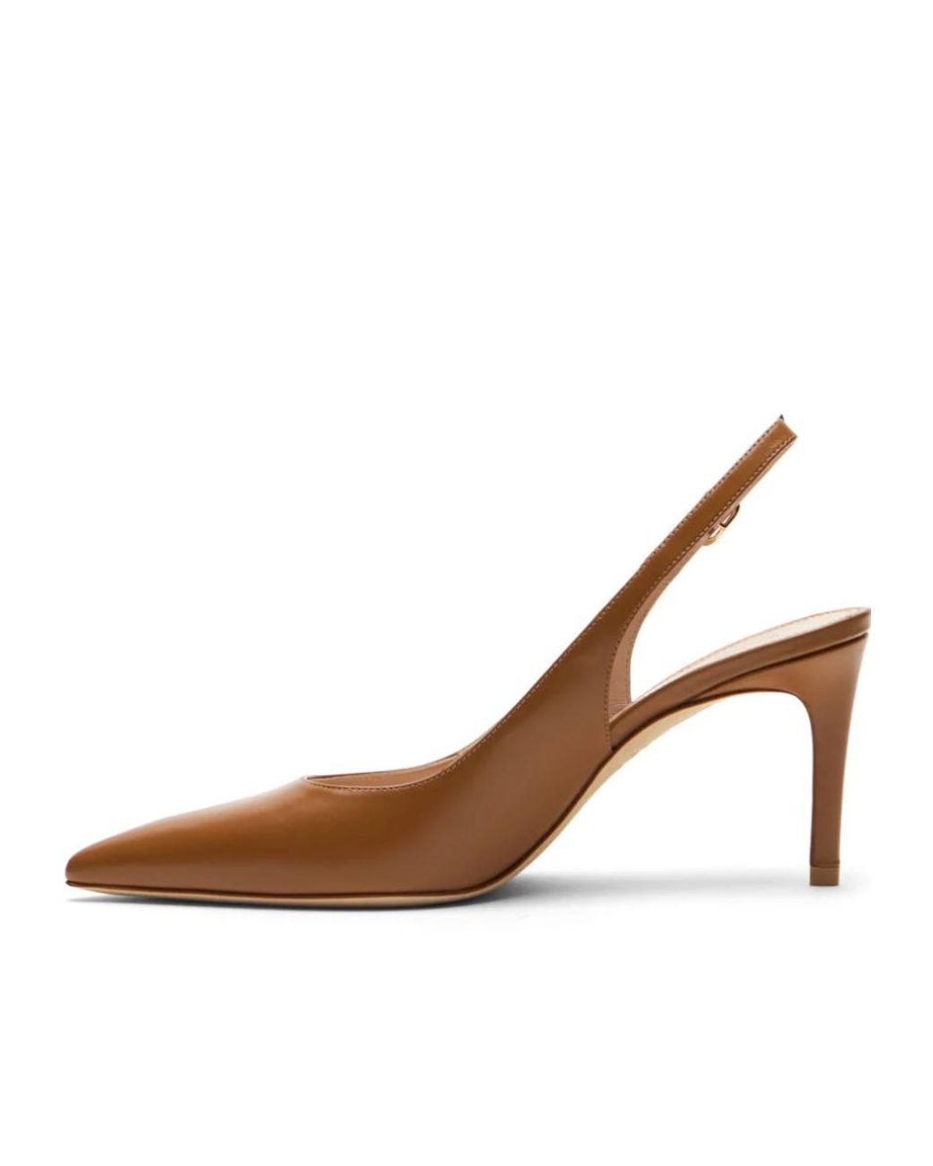 Stuart Weitzman Brown Stuart Power Slingback 75
