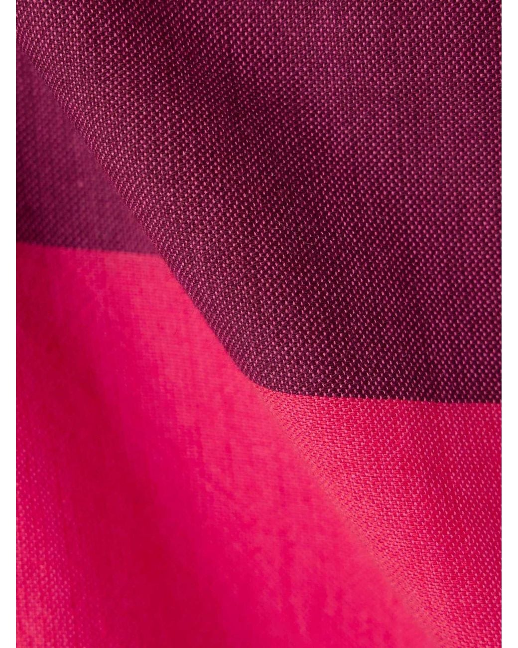 Lemlem Pink Lilian Striped Cotton Midi Dress