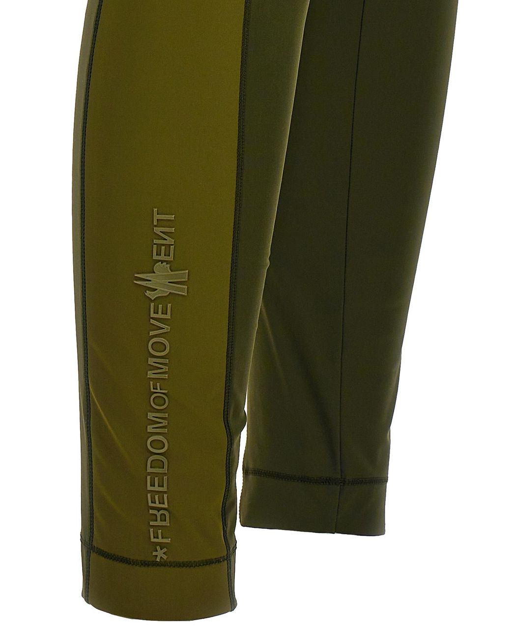Moncler Green Logo Sweatpants for men