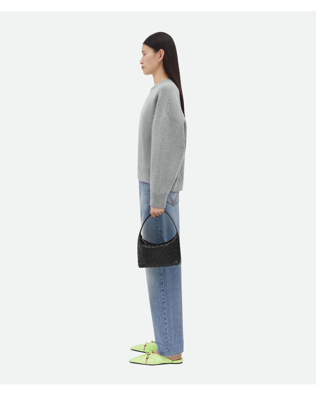 Bottega Veneta Black Wallace Mini Shoulder Bag
