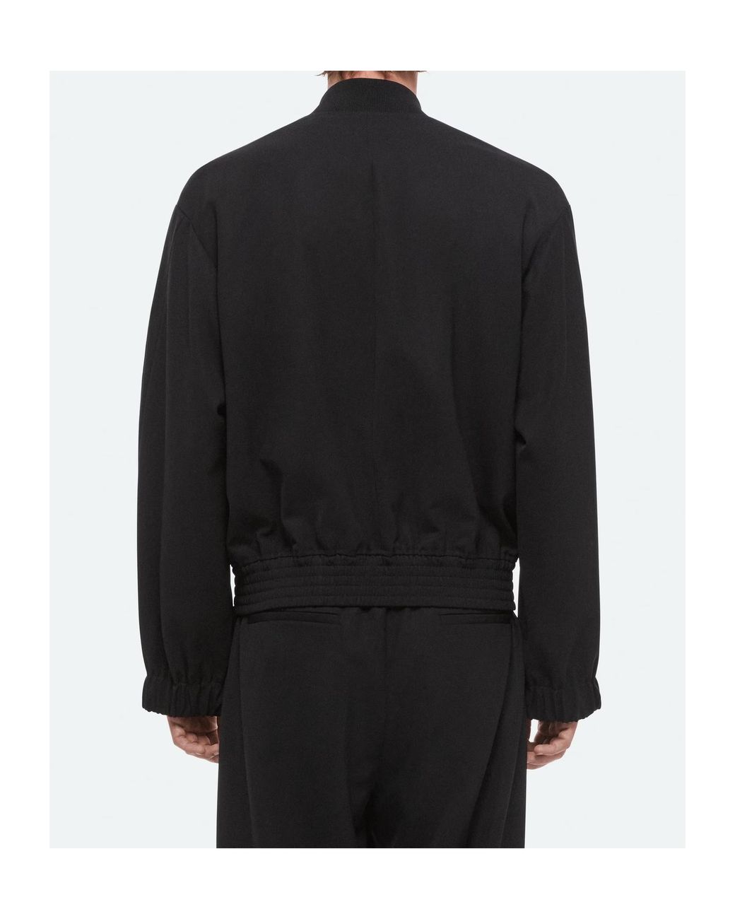 Helmut Lang Black Wardrobe Bomber for men