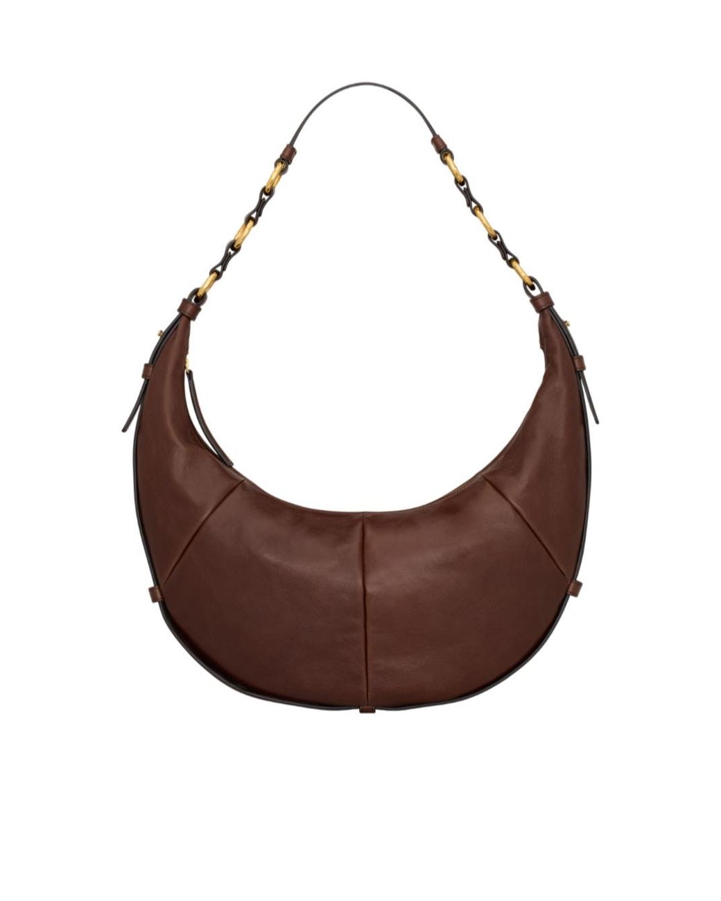Saint Laurent Brown Saharienne Hobo Shoulder Bag
