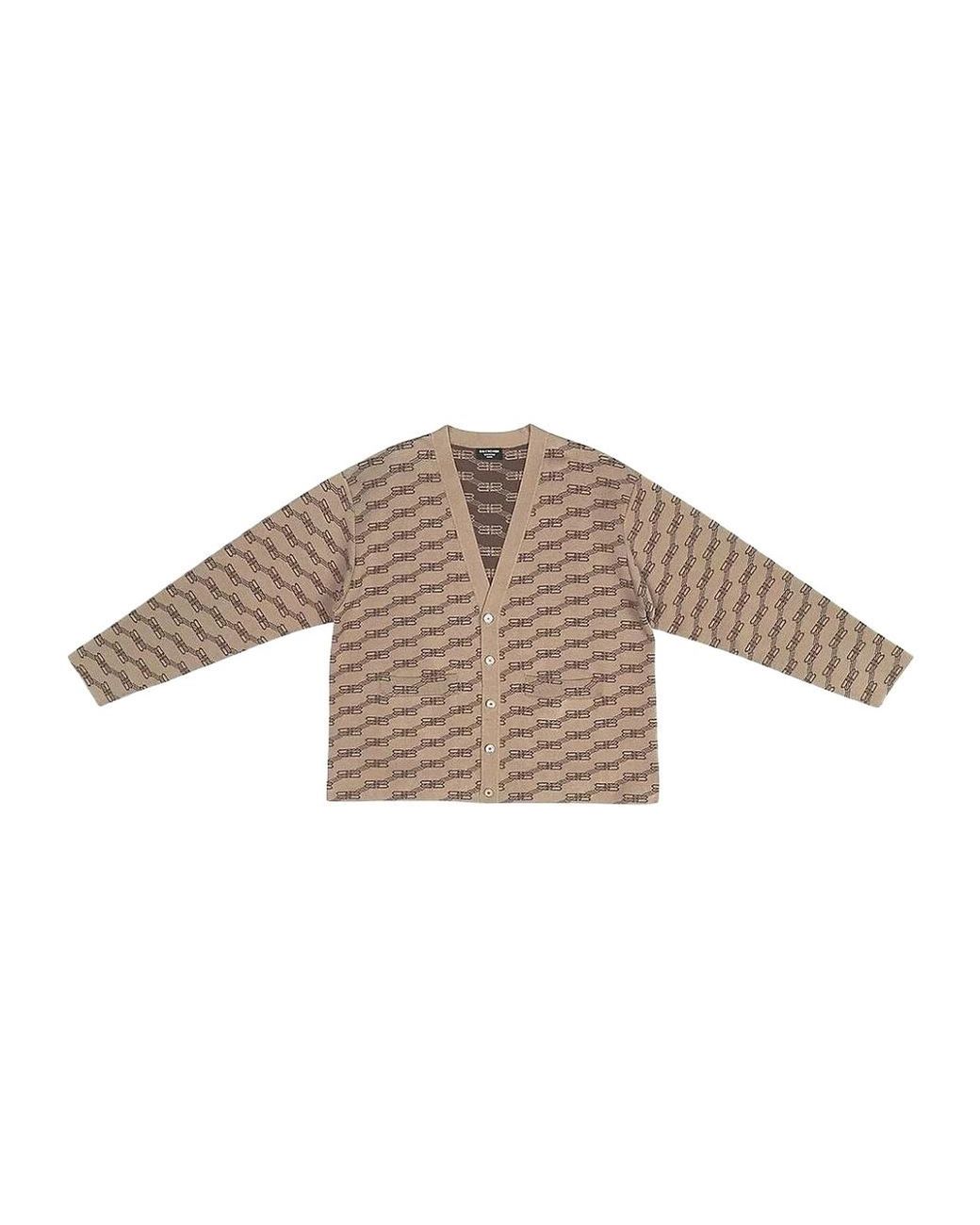 Balenciaga Brown Long-Sleeved Casual Jacket
