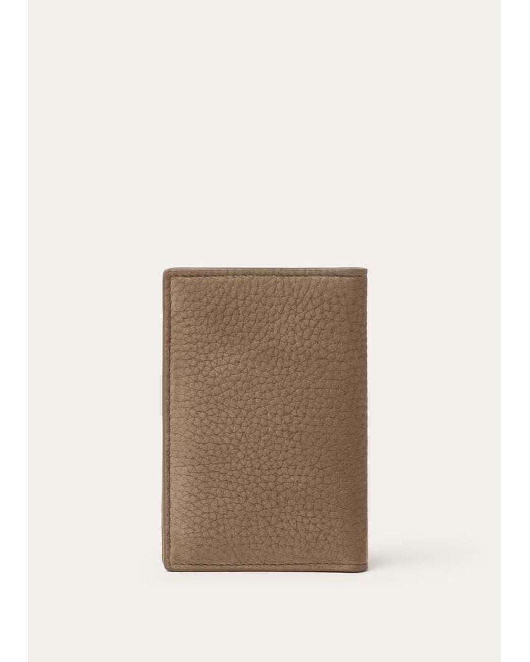 Loro Piana Brown Extra Bifold Cardholder for men