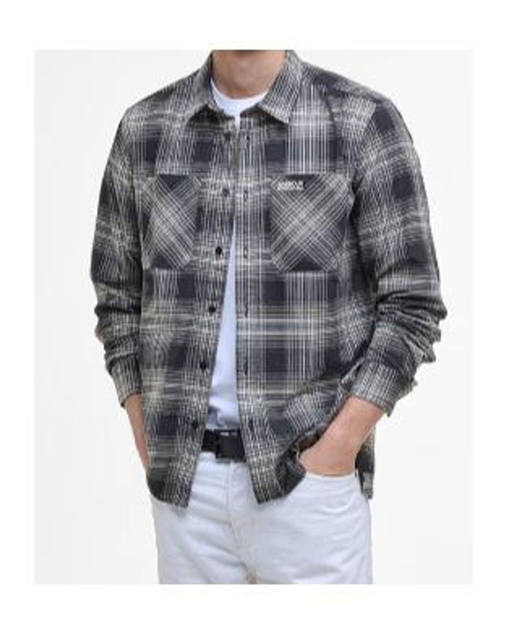 Barbour Blue Hall Check Long-Sleeved Shirt for men
