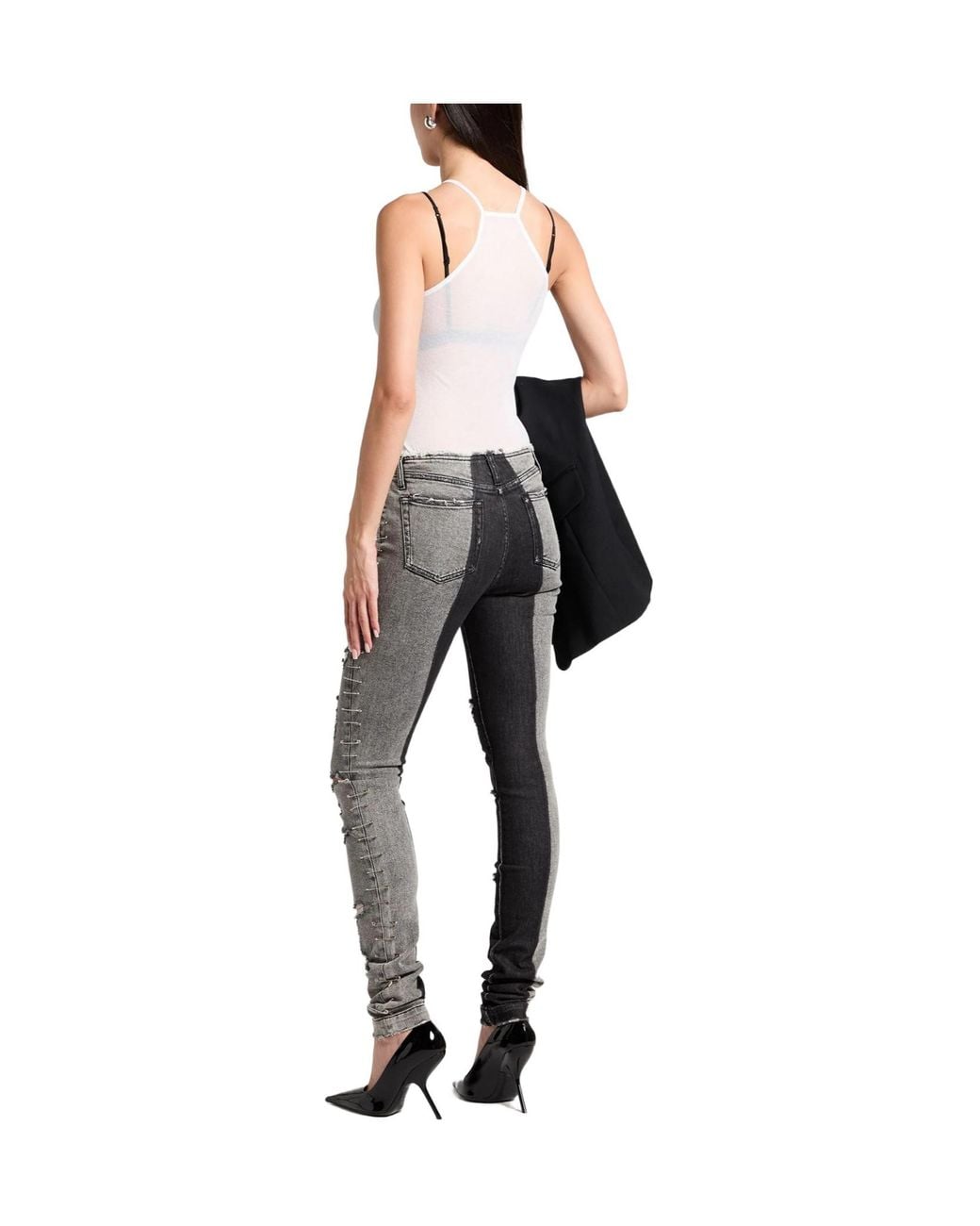 Dolce & Gabbana Gray Jeans Cotton, Elastane