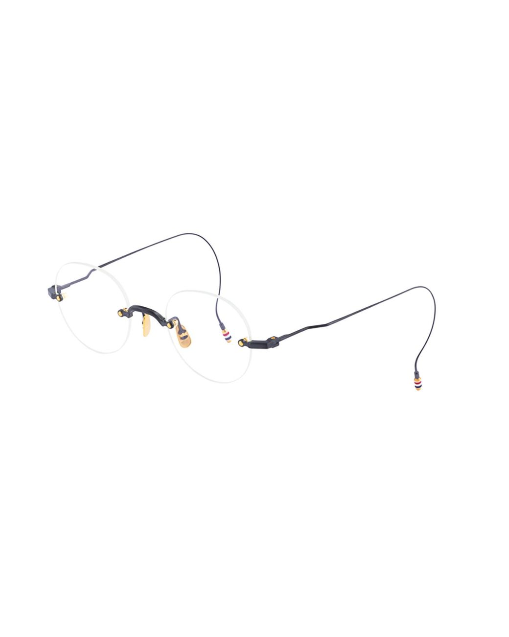 Thom Browne Multicolor Eyewear Round Frame Glasses