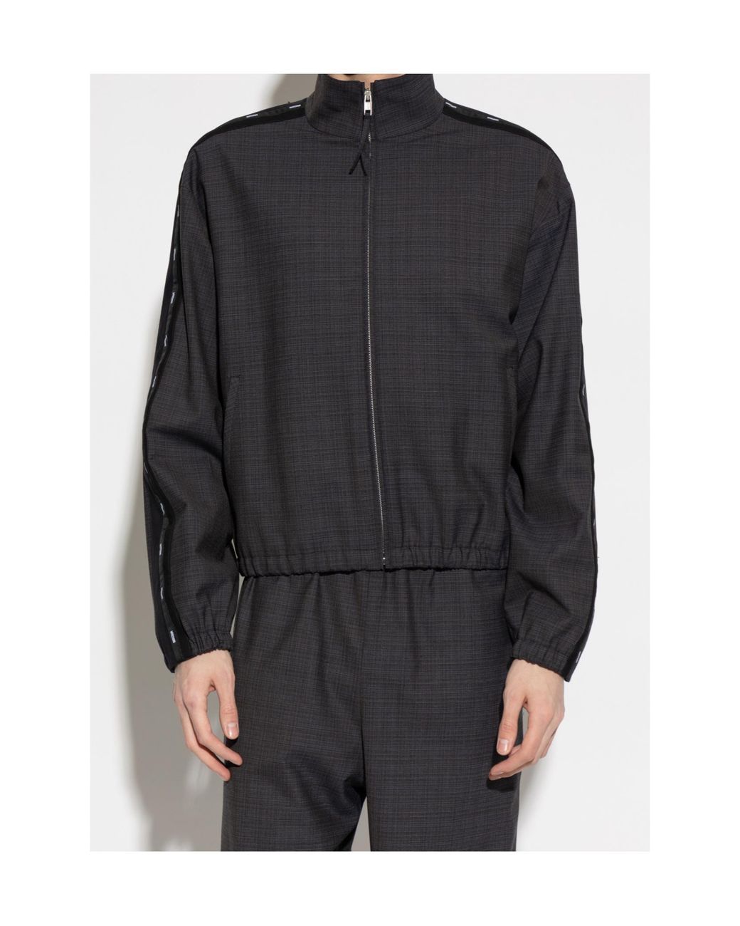 Moschino Blue Long-Sleeved Casual Jacket for men